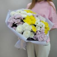 Букет из кустовых хризантем с доставкой в Челябинске