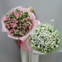 Букет из 35 альстромерий с доставкой в Челябинске