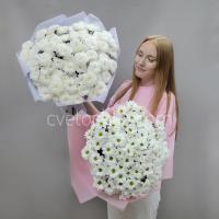 Букет из 15 кустовых хризантем