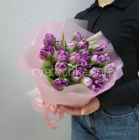 Букет из 25 пионовидных тюльпанов с доставкой в Челябинске