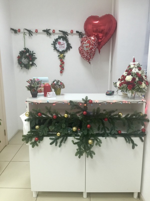 Оформление магазина "ЦВЕточка" в Челябинске на Свердловском пр., 21 Оформление магазина "ЦВЕточка" в Челябинске на Свердловском пр., 21