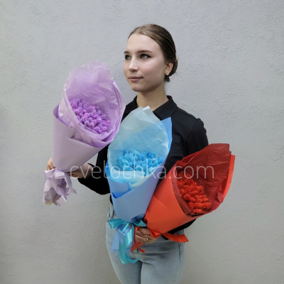 Букет сухоцветов с фалярисом №18. Цвет на выбор