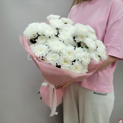 Букет из кустовых хризантем с доставкой в Челябинске