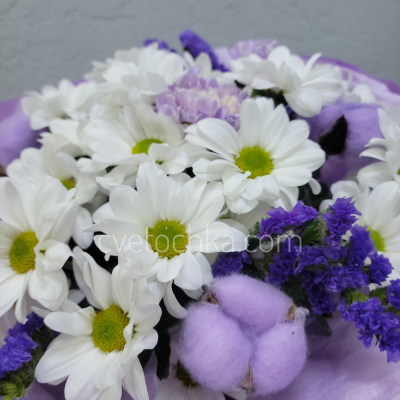 "Лунный свет" букет с лунными гвоздиками