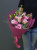 Букет из роз и эустомы в розовой гамме с доставкой в Челябинске и Магнитогорске