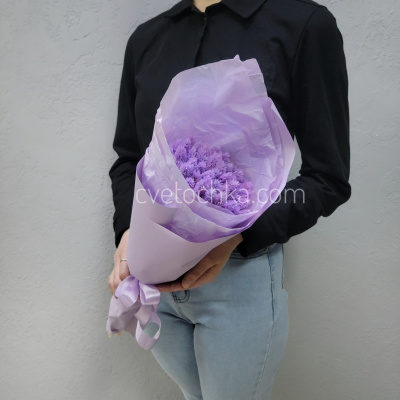 Букет сухоцветов с фалярисом №18. Цвет на выбор