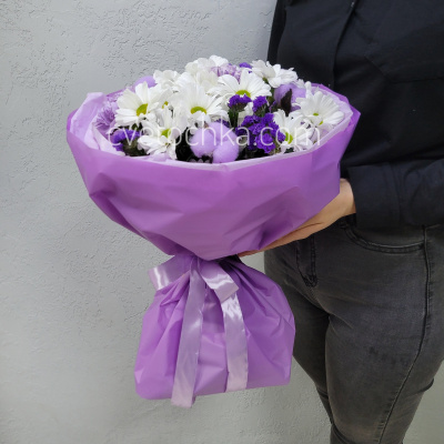 "Лунный свет" букет с лунными гвоздиками